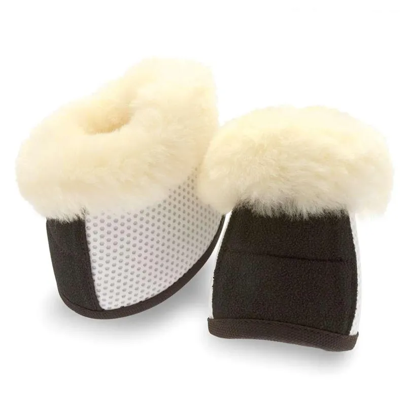 KM Elite Pro Mesh Overreach Boots with Lambswool  - White